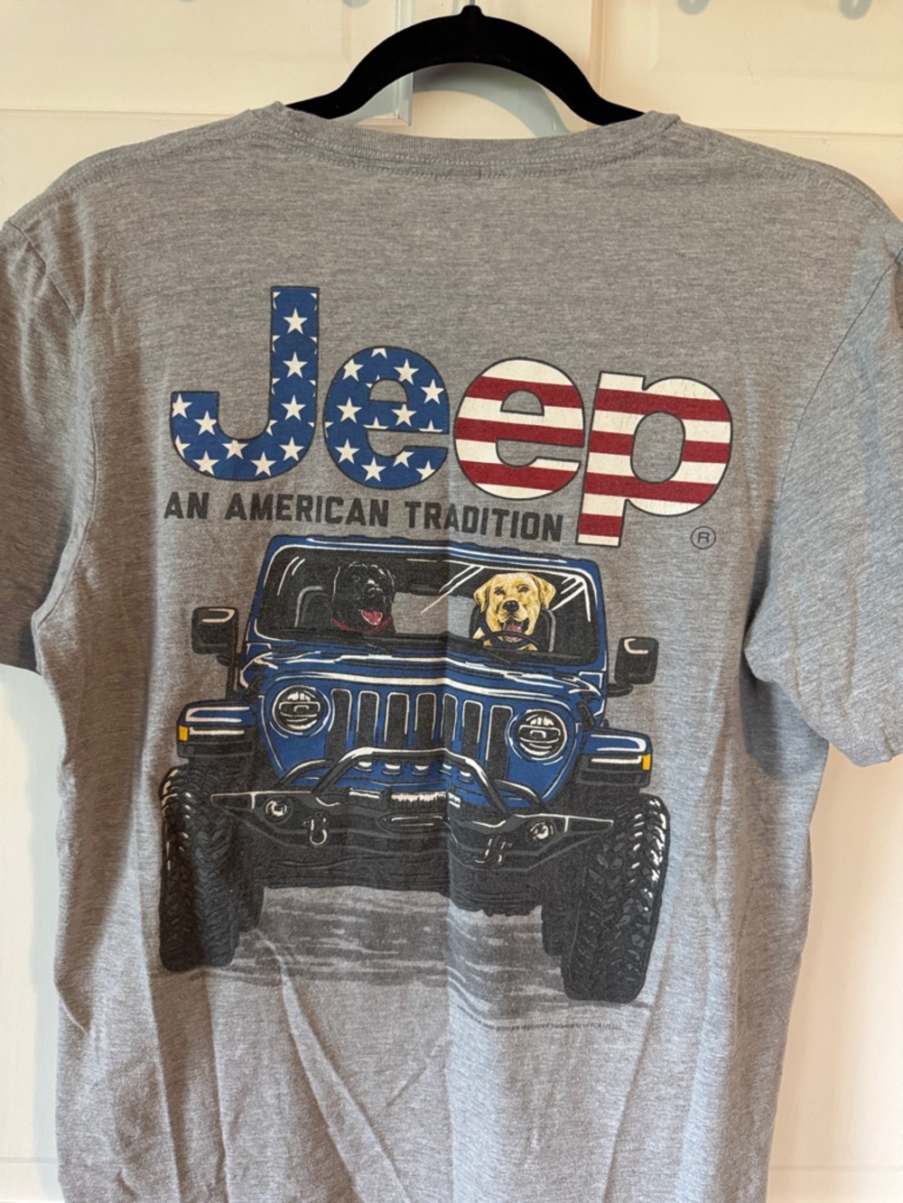 Jeep Gray Short Sleeve Logo Tee